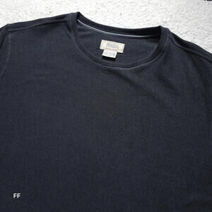 Boston Traders Mens Crewneck Pullover XXL Black Polyester Spandex Blend